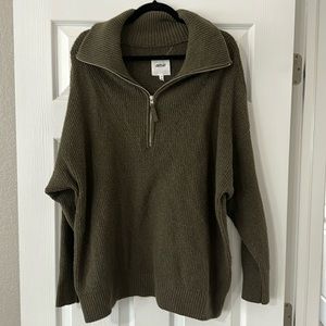 Aerie Waffle Quarter Zip